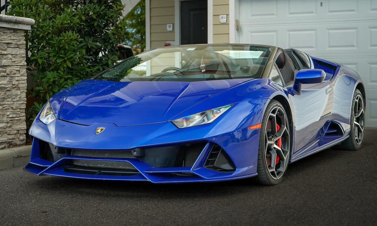 2020 Lamborghini Evo Spyder rental Florida